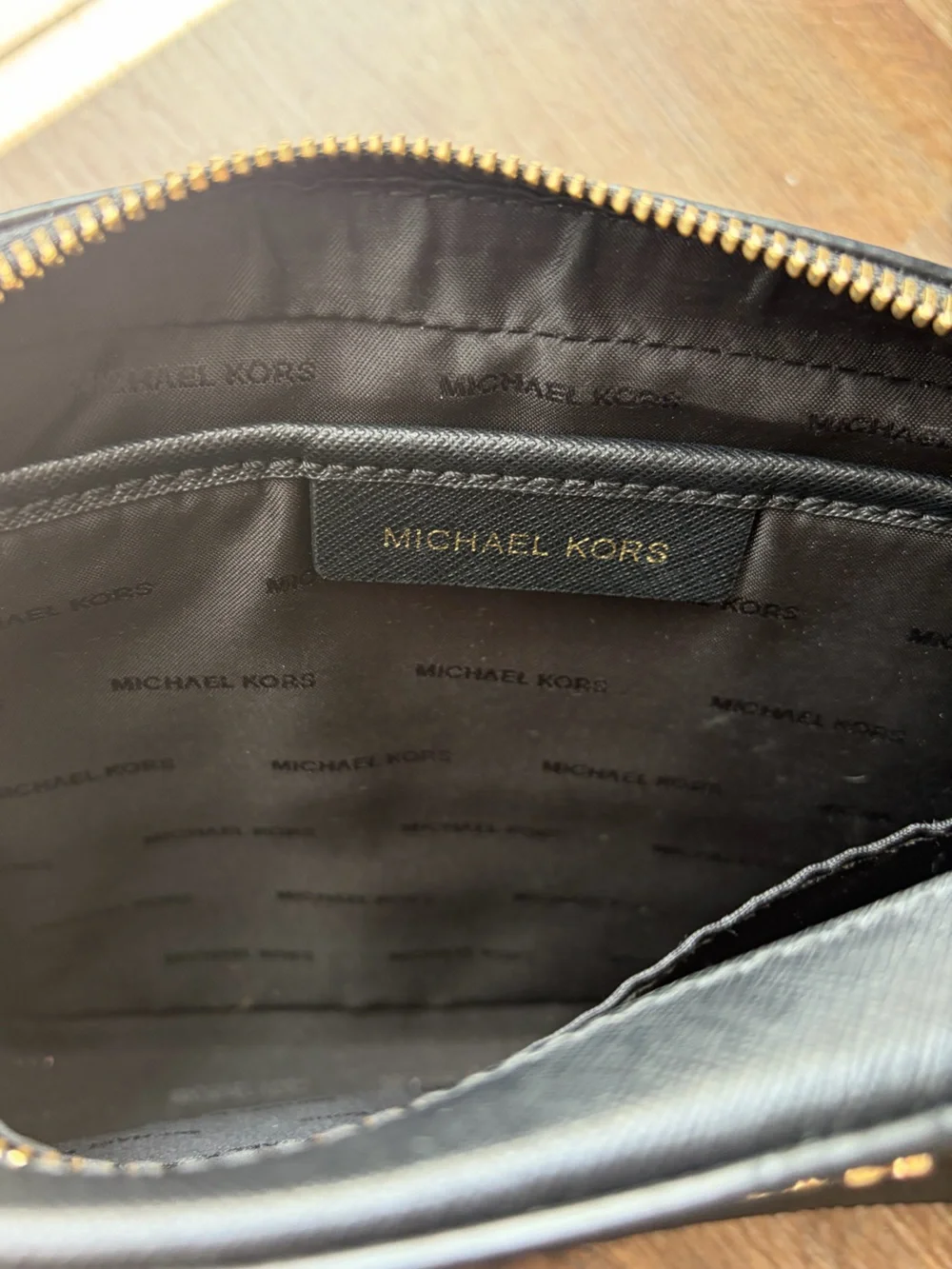 Michael Kors Black Saffiano Leather Crossbody Bag